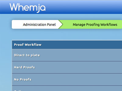 Proofing Workflows